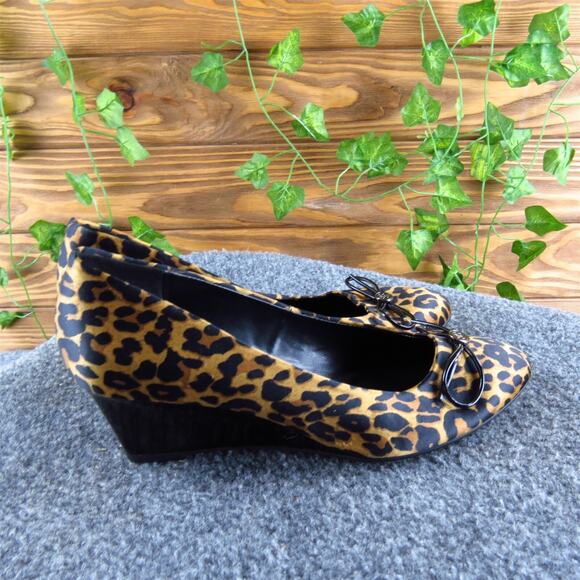 Bandolino Women's Leopard Pump Brown Synthetic Pump 6.5 Medium Gently Used 2025 - Picture 3 of 6
